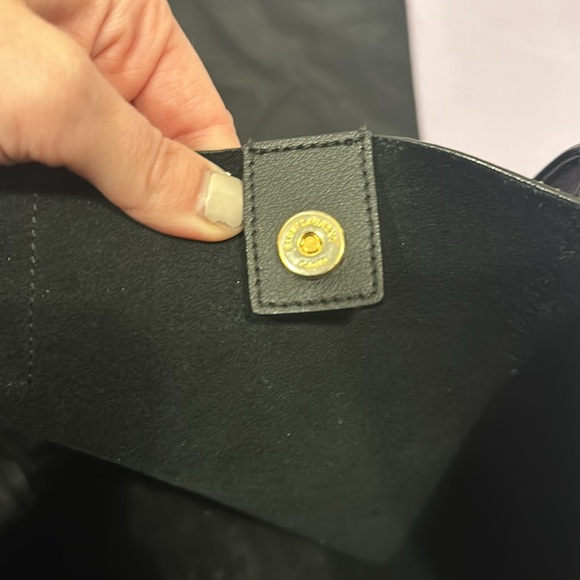 Saint Laurent black leather shopper tote authentic - Picture 9 of 11